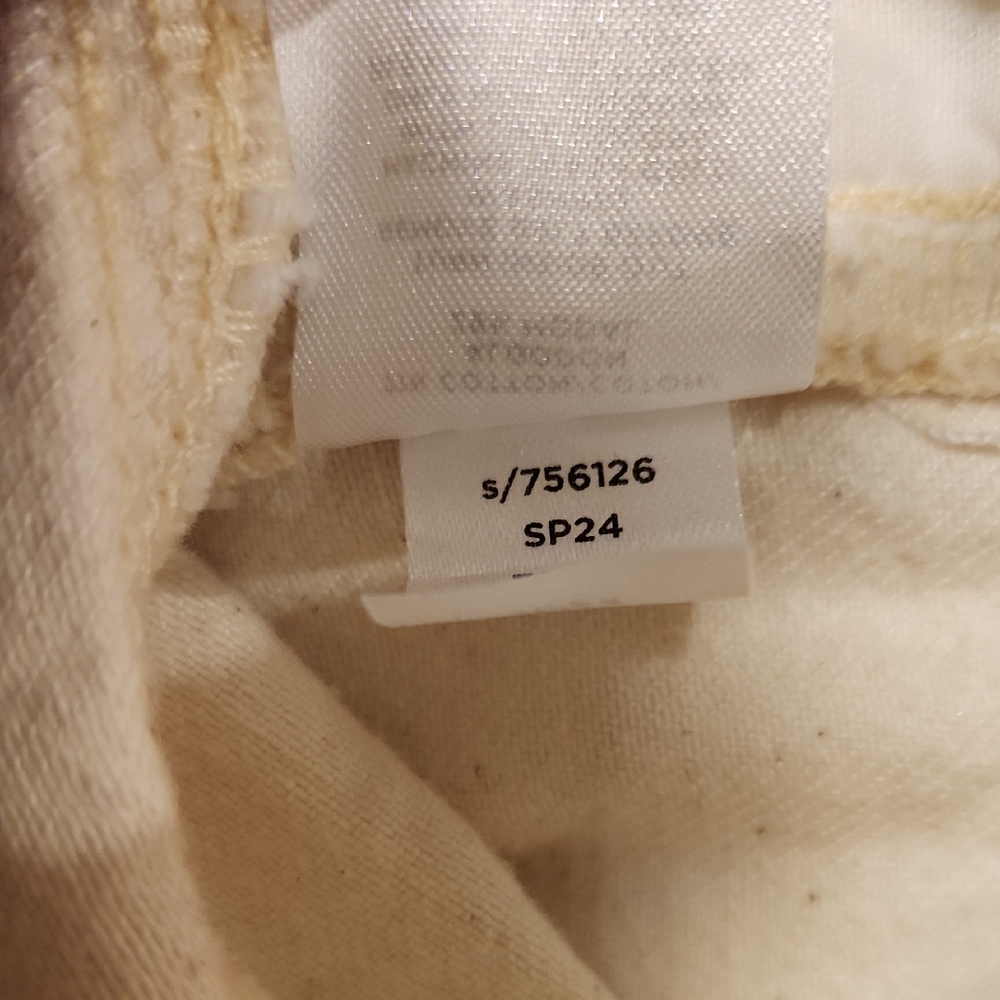 ❤️ NWOT! LOFT HIGH RISE WIDE LEG PALAZZO JEANS IN ECRU, 18 (34) - Picture 7 of 12
